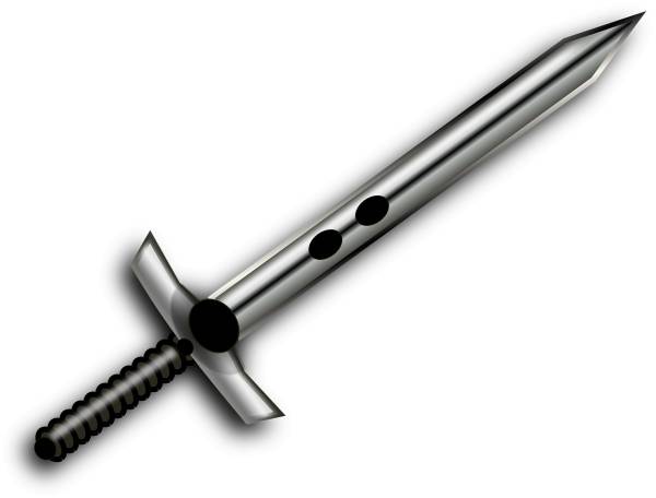 sword medieval blade weapon steel  svg vector cut file