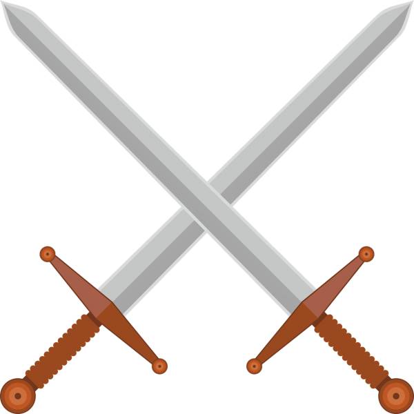 swords middle ages historical  svg vector cut file
