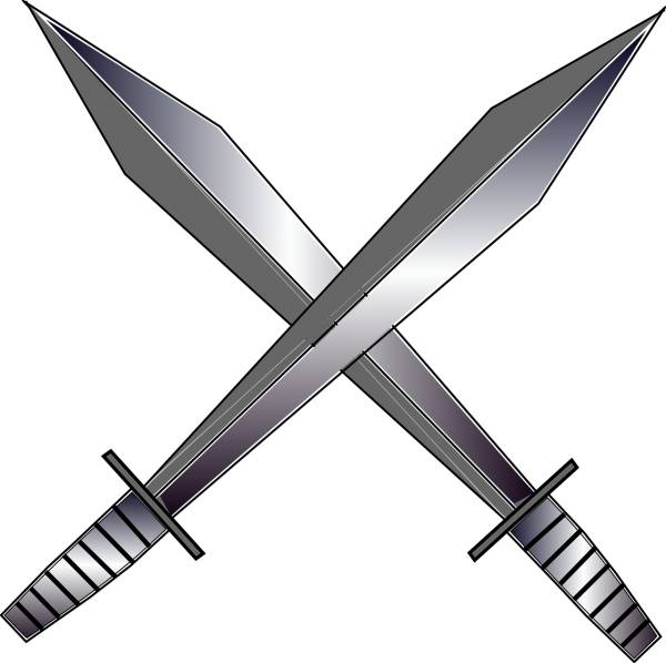 swords viking crossed power  svg vector cut file