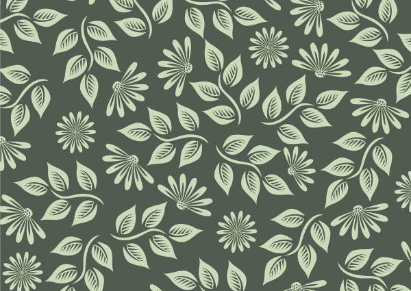 background pattern foliage design  svg vector cut file