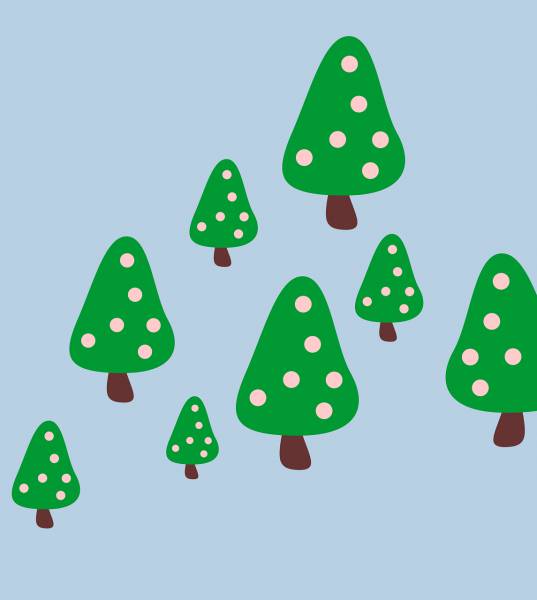 christmas trees spruce holidays  svg vector cut file