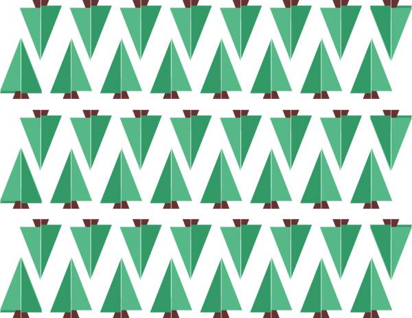 christmas trees spruce holidays  svg vector cut file