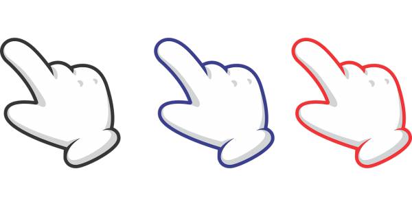 finger cursor hand pointer  svg vector cut file