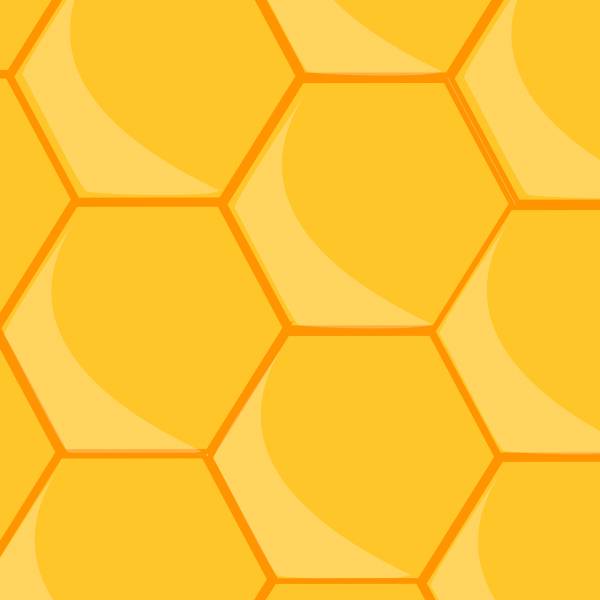 hexagons yellow honeycomb hive  svg vector cut file
