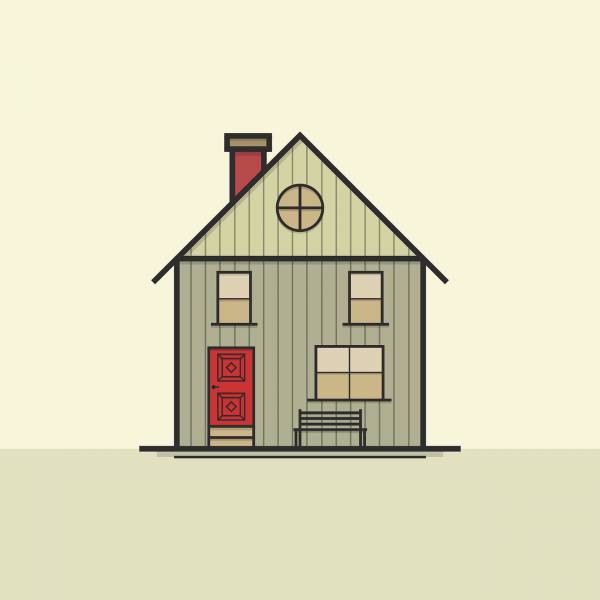 house icon symbol architecture  svg vector cut file