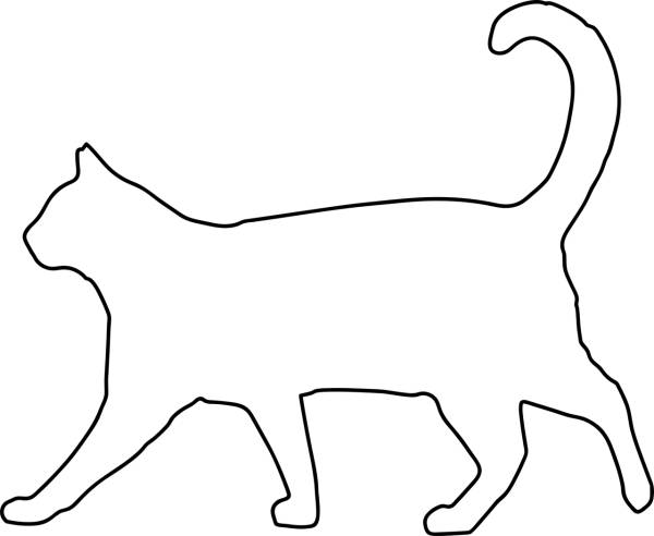 cat kitten animal domestic cat is  svg vector cut file