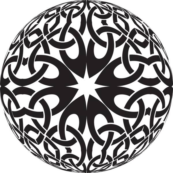 celtic knot design decorative  svg vector cut file