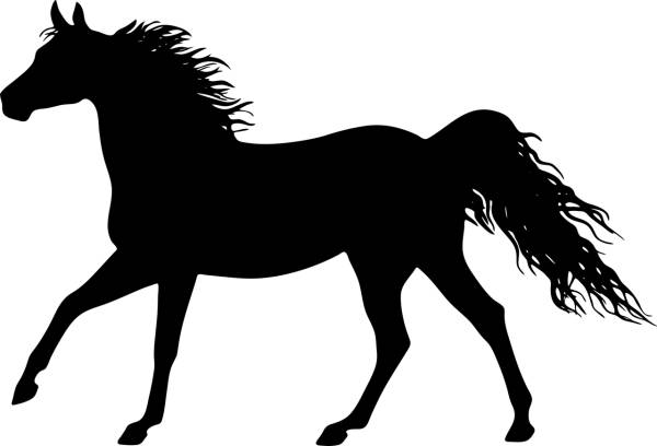 horse konik gallop jump animal  svg vector cut file