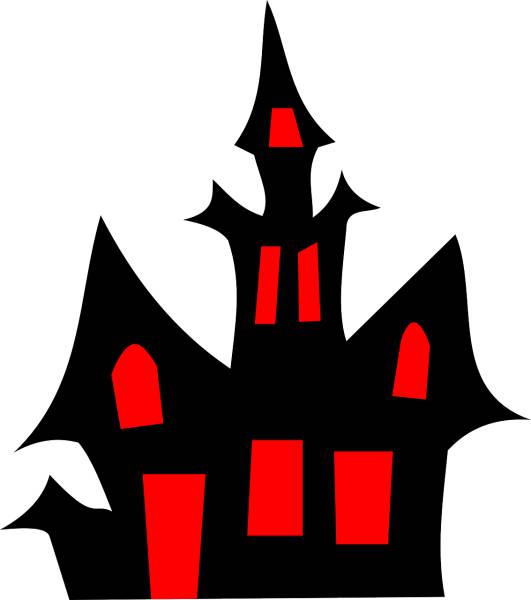 house halloween silhouette cartoon  svg vector cut file
