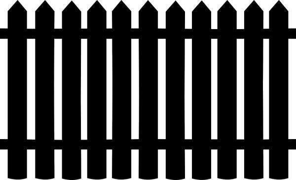 railings fence silhouette tile  svg vector cut file