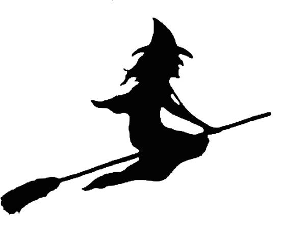 witch witchcraft wizardry broom  svg vector cut file