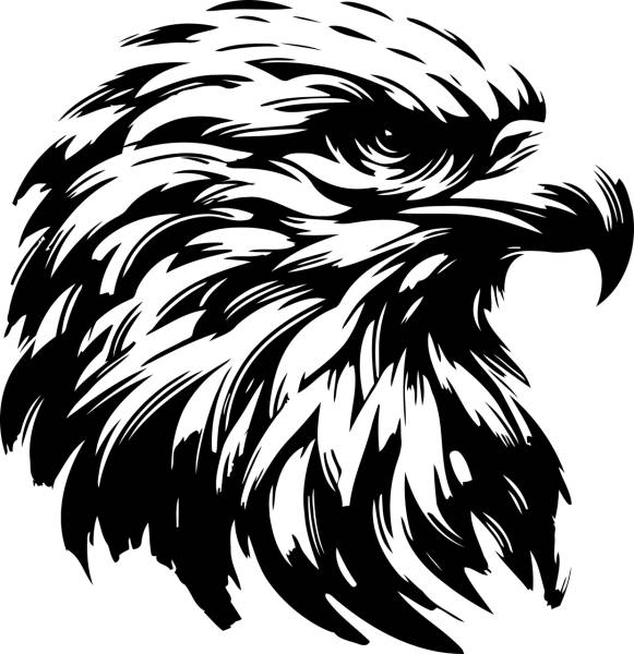 ai generated eagle bird wildlife  svg vector cut file