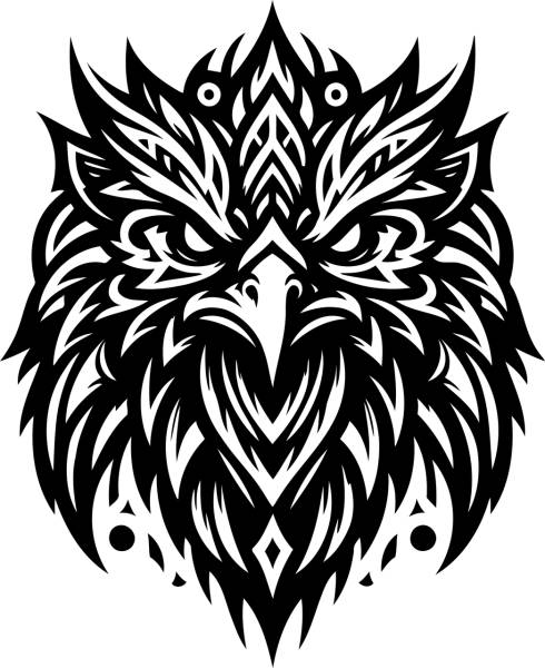 ai generated eagle bird wildlife  svg vector cut file