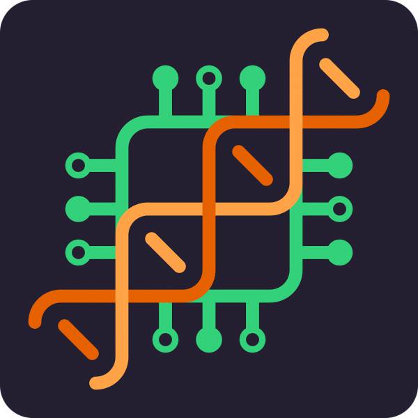 biotechnology science dna cpu  svg vector cut file