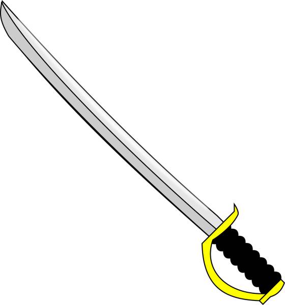 blade saber sabre sword  svg vector cut file