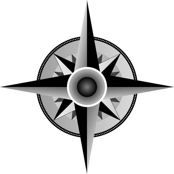 cartography compass map  svg vector cut file