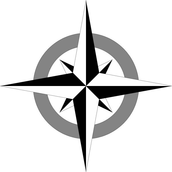 cartography compass map  svg vector cut file