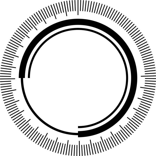 circle rings pattern design  svg vector cut file