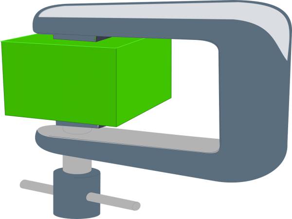 clamp vice grip clasp hold tool  svg vector cut file