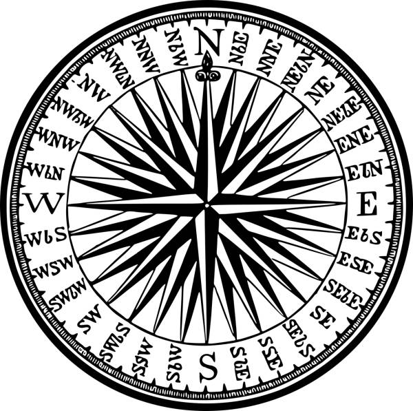compass direction arrows navigation  svg vector cut file