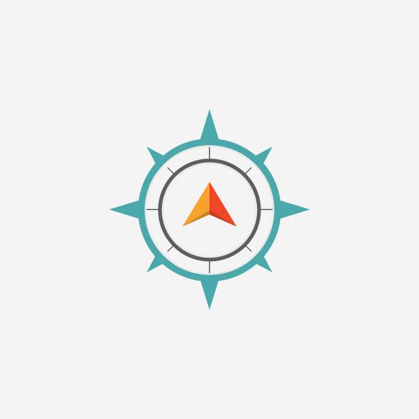 compass map instructions navigation  svg vector cut file