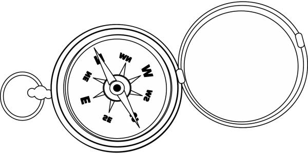 compass navigation sea compass rose  svg vector cut file