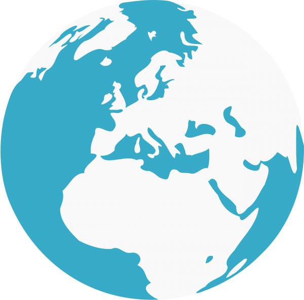 earth globe round world europe  svg vector cut file