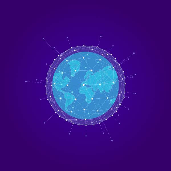 earth technology net internet  svg vector cut file