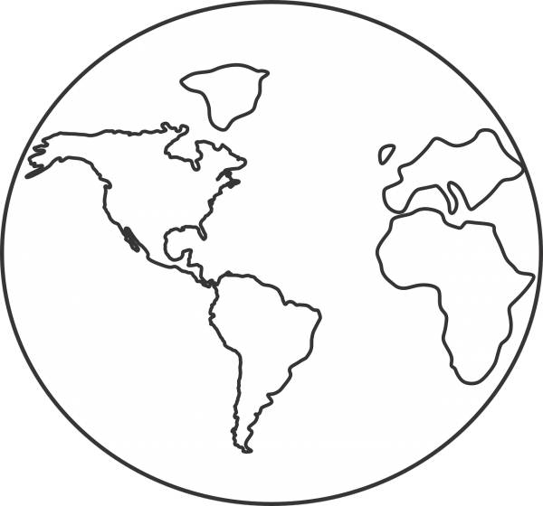 earth world map world map  svg vector cut file