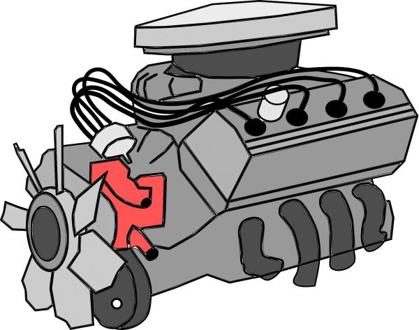 engine motor combustion automobile  svg vector cut file