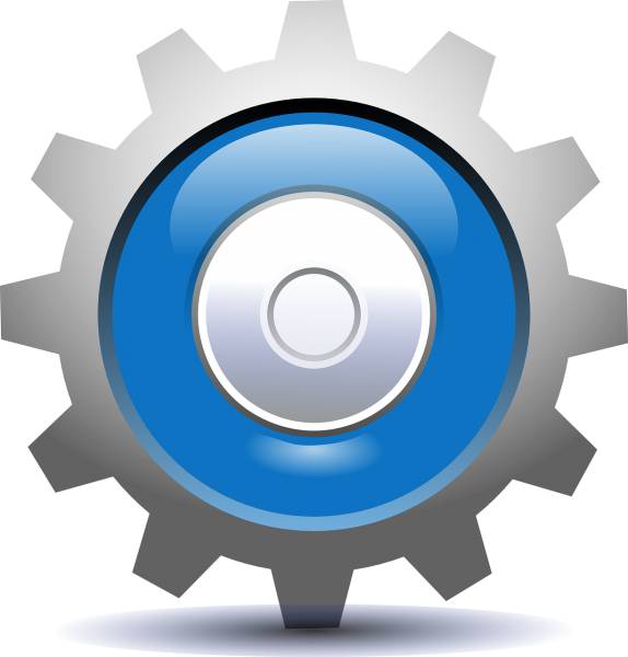 gear setting icon symbol  svg vector cut file