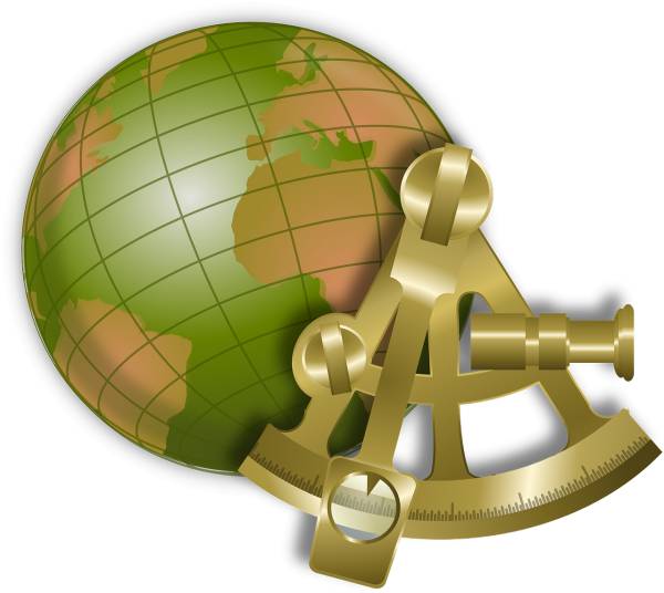 globe map nautical sextant world  svg vector cut file