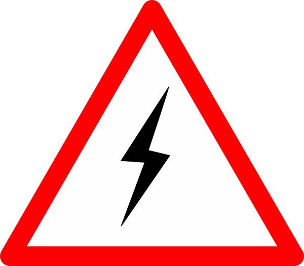 high voltage danger electricity  svg vector cut file