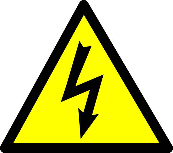 high voltage lightning arrow  svg vector cut file