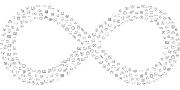infinity icons internet infinite  svg vector cut file