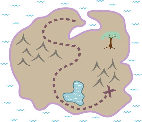 map island treasure map path  svg vector cut file