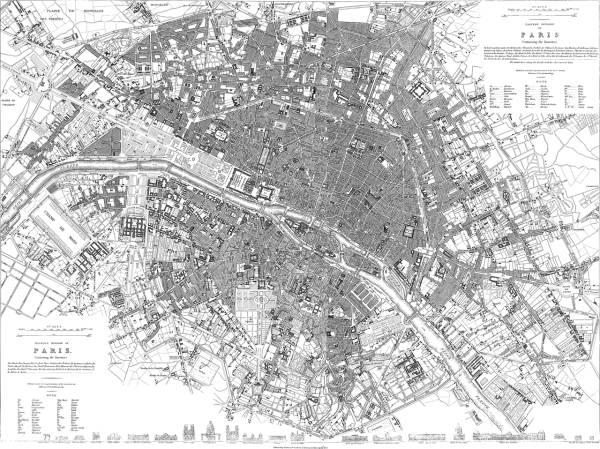 map paris line art geography city  svg vector cut file