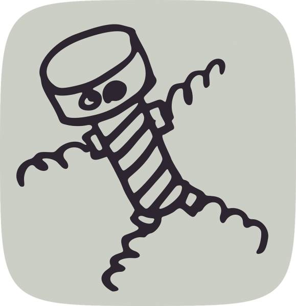 mechanic monster screw tools  svg vector cut file