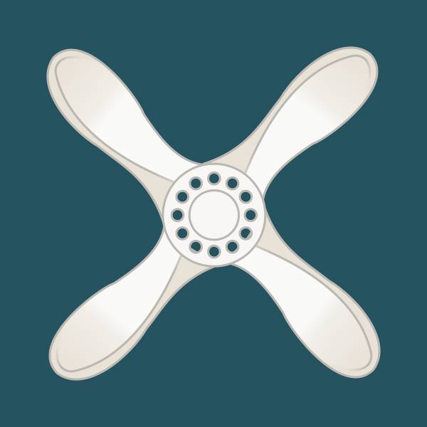 propeller blades fan  svg vector cut file