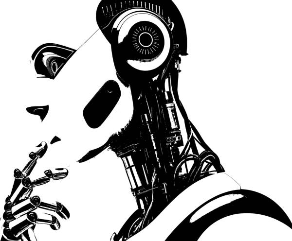 robot technology future futuristic  svg vector cut file