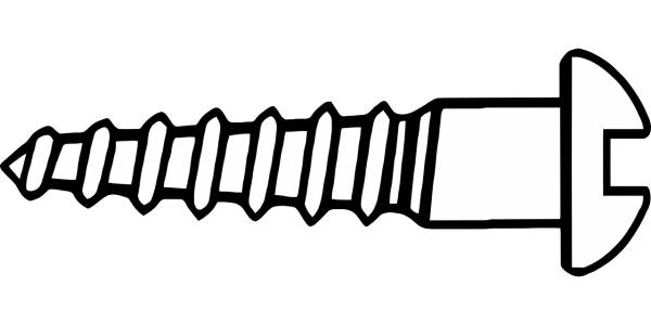 screw woodscrew wood iron metal  svg vector cut file