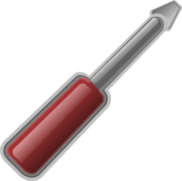 screwdriver tool hardware screw  svg vector cut file