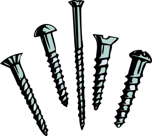 screws screw nail repair rivet  svg vector cut file