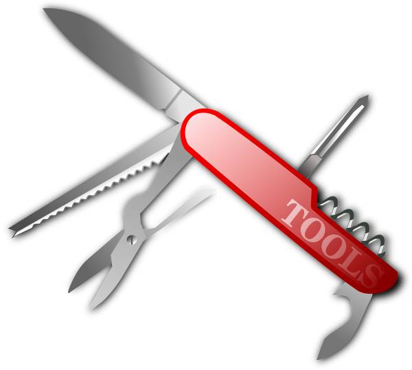 swiss knife army opener stainless  svg vector cut file