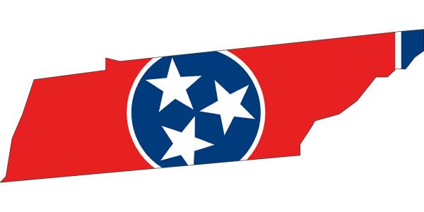 tennessee map usa state flag  svg vector cut file
