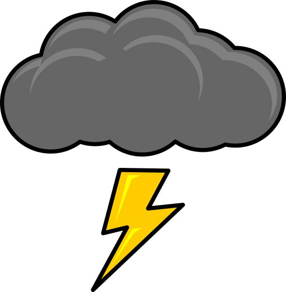 thundercloud cloud storm nature  svg vector cut file