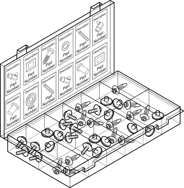 tool box container hardware tools  svg vector cut file