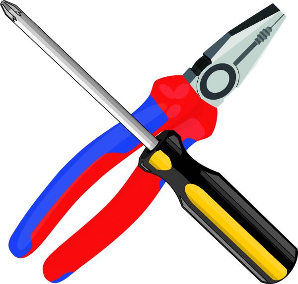 tool pliers screwdriver  svg vector cut file