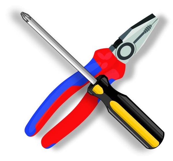 tool pliers screwdriver  svg vector cut file