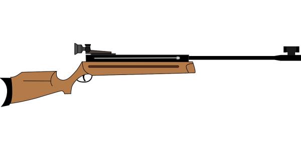 airgun gun rifle shooting weapon  svg vector cut file